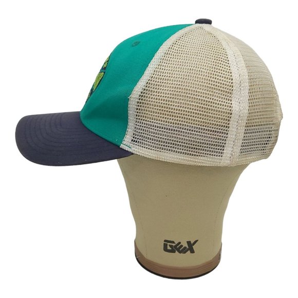 Patagonia Great Pacific Iron Works Mesh Snapback Cap Trucker Outdoor Hiking Hat - Picture 6 of 12